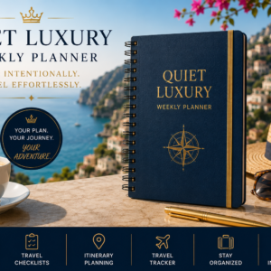 Quiet Luxury Weekly Travel Planner